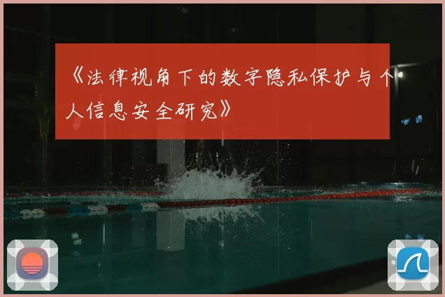 《法律视角下的数字隐私保护与个人信息安全研究》