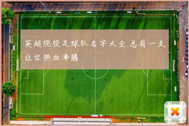 英超现役足球队名字大全 总有一支让你热血沸腾