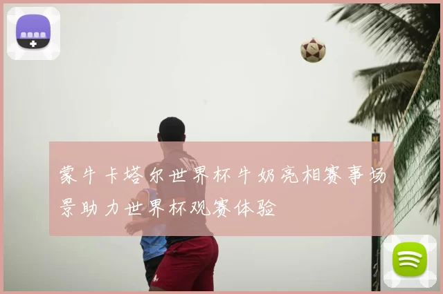 蒙牛卡塔尔世界杯牛奶亮相赛事场景助力世界杯观赛体验