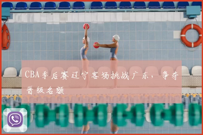 CBA季后赛辽宁客场挑战广东,争夺晋级名额