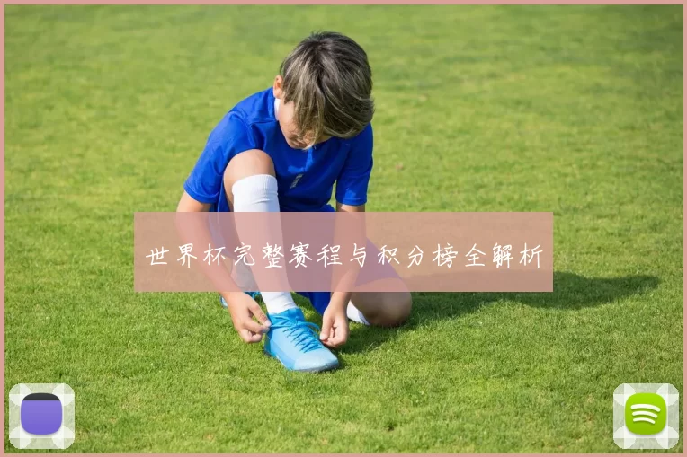 世界杯完整赛程与积分榜全解析